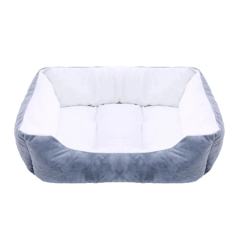 Grand panier pour chien XXL blanc et gris