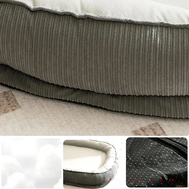 Panier xl moelleux pour chien vert