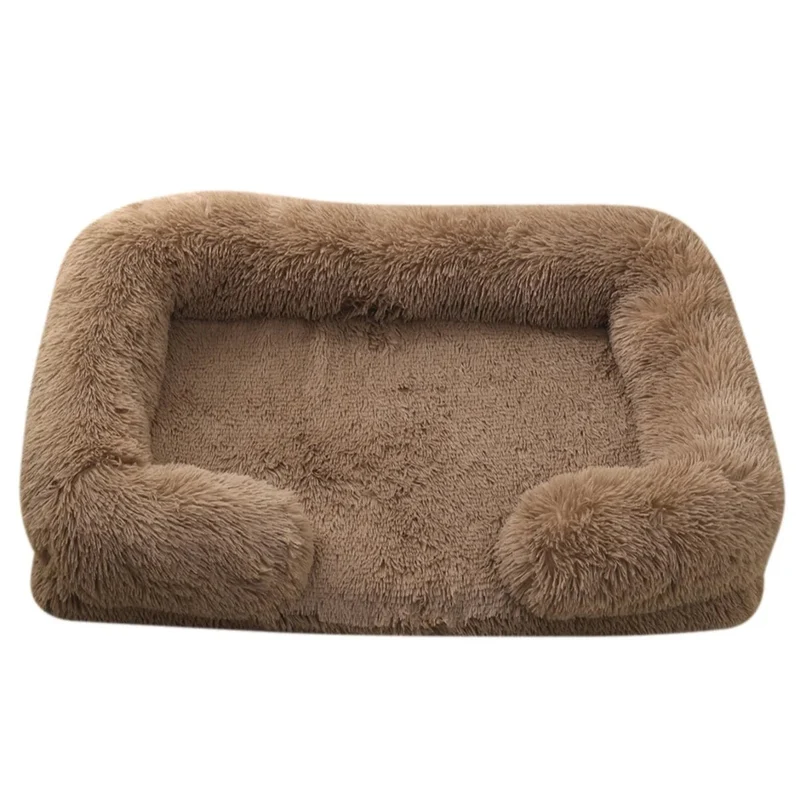 Panier pour grand chien avec oreiller brun