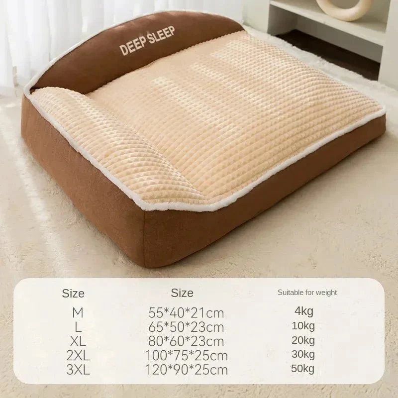 Panier moelleux pour grand chien