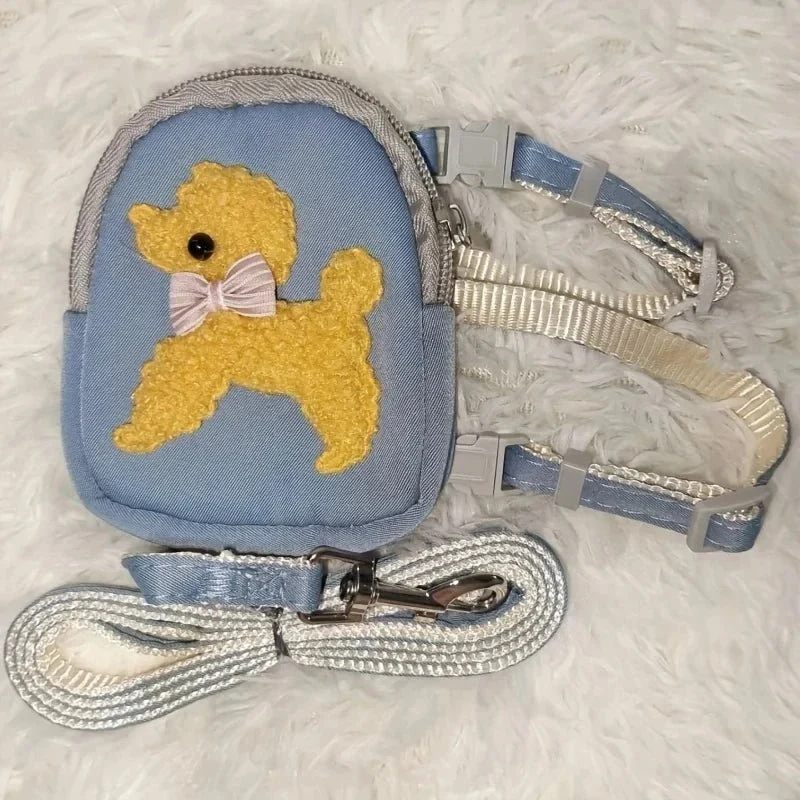 Harnais avec sacoches pour tout petit chien