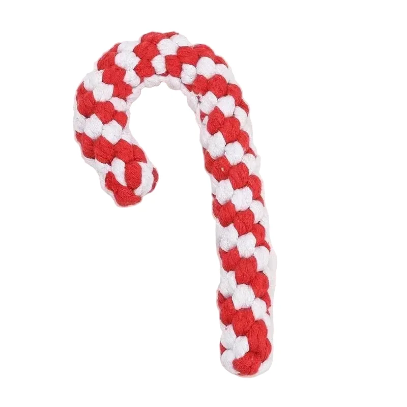 Sucre d'orge en corde pour chien