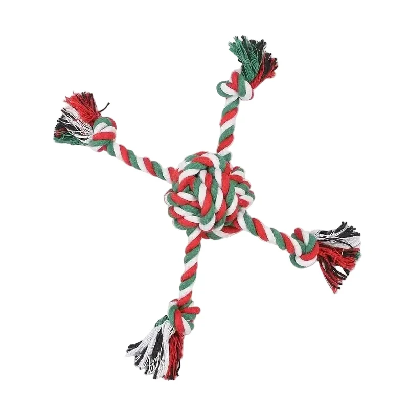 Jouet en corde de Noël pour chien