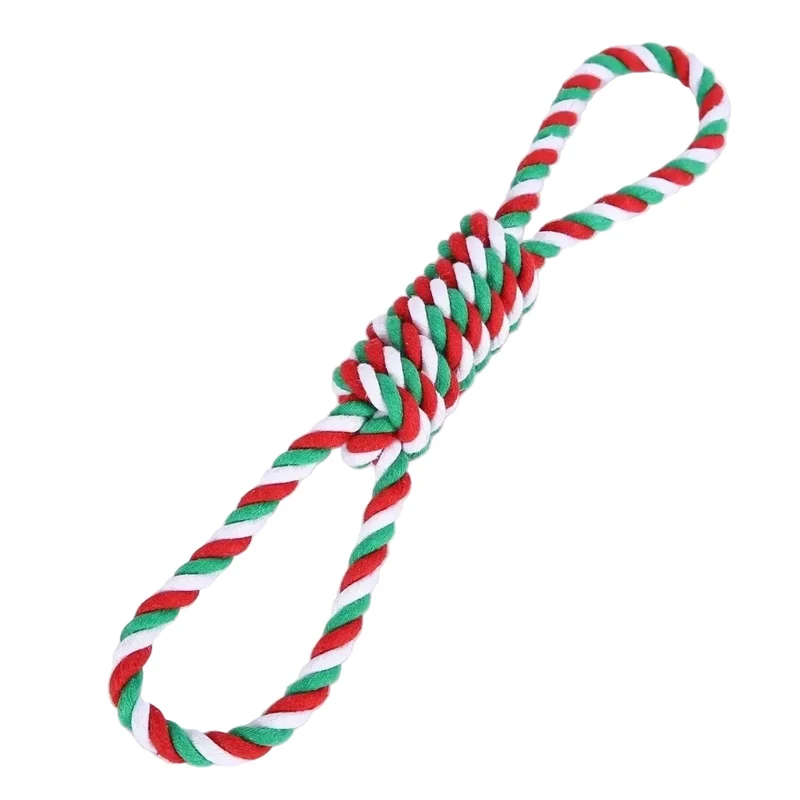 Jouet en corde pour chien spécial Noël