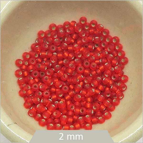 5 g de perles Miyuki Rocaille 11/0, 0010F rouge