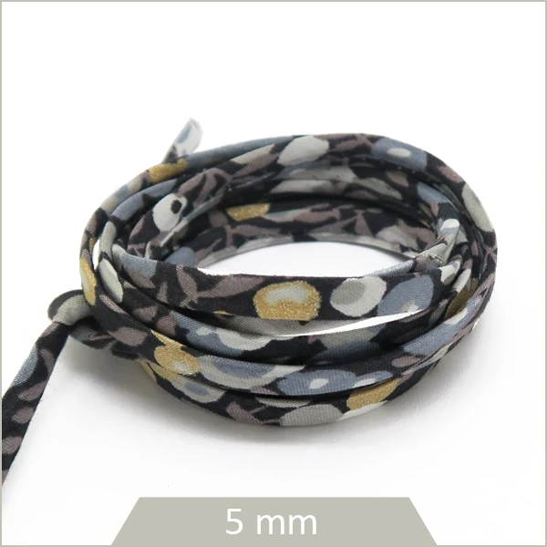 1 m de cordon Liberty 5 mm Wiltshire Minerai Or scintillant