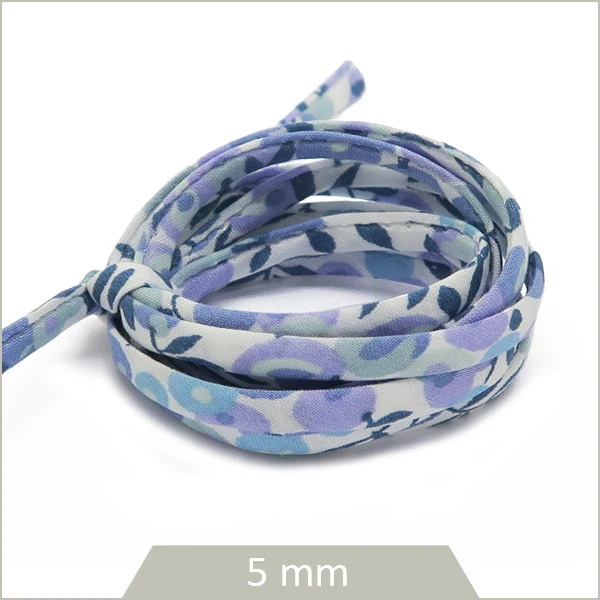 1 m de cordon Liberty 5 mm Wiltshire Lavande douce