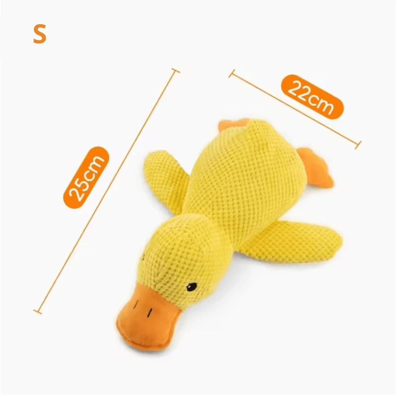 Peluche canard pour chiot
