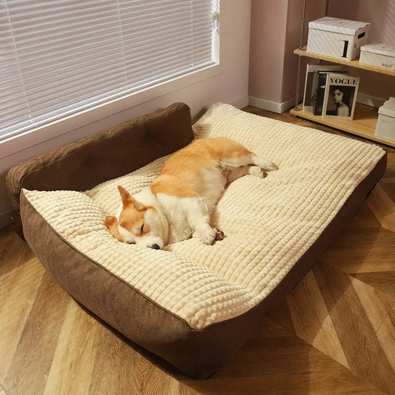 Tapis moelleux et confortable pour chien