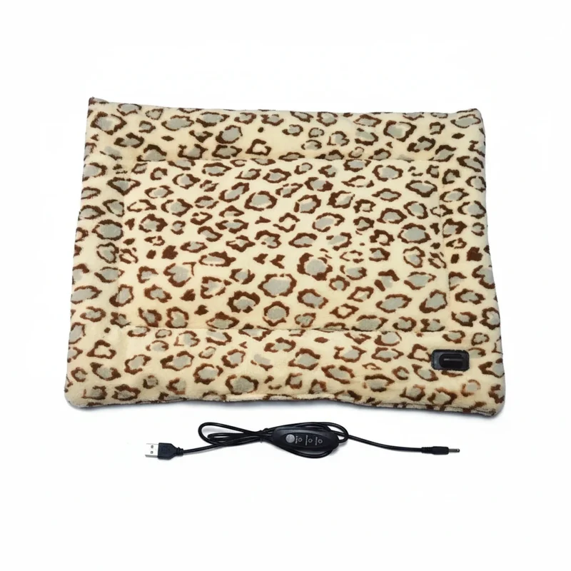 Tapis chauffé léopard