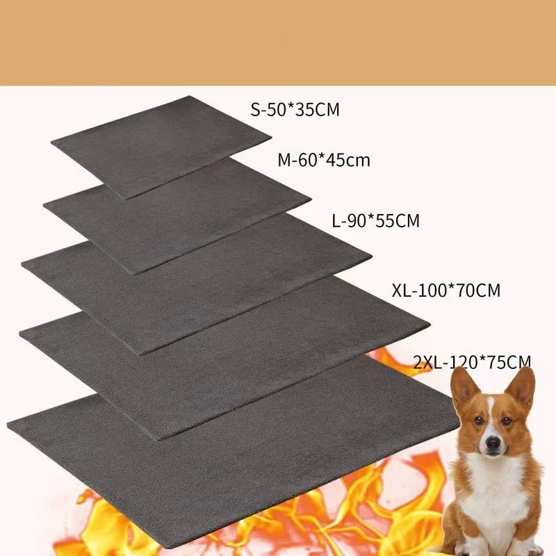 Tapis auto-chauffant pour chien