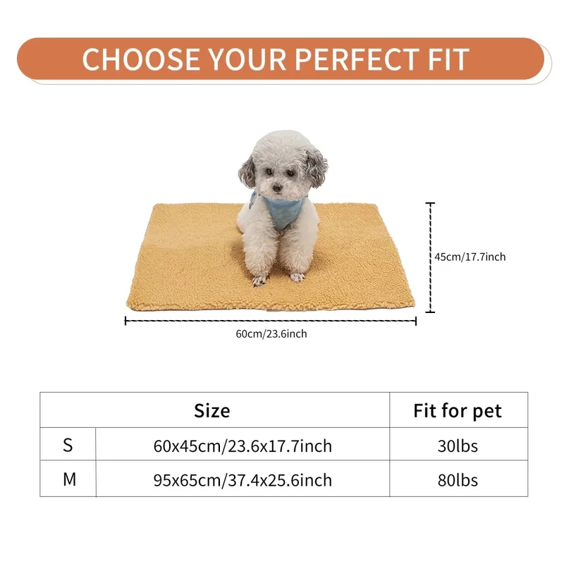 Tapis auto-chauffant pour petit animaux