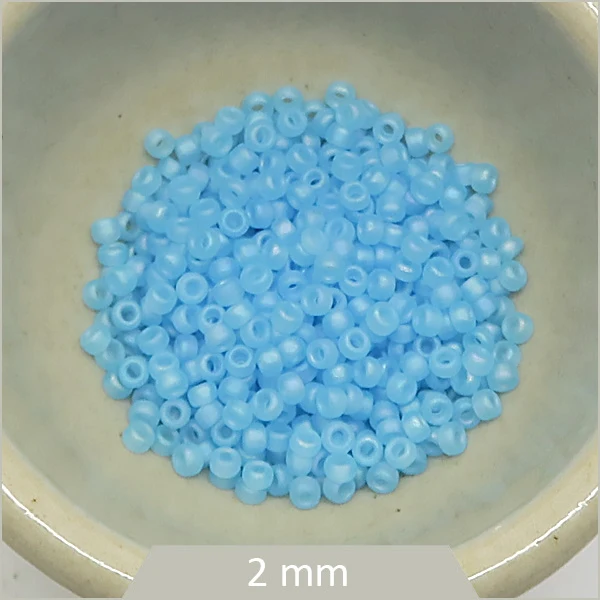 5 g Rocaille Miyuki 11/0, 0148 bleu mat
