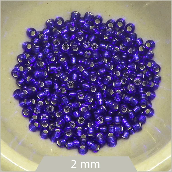 5 g Rocaille Miyuki 11/0, 0020 bleu cobalt
