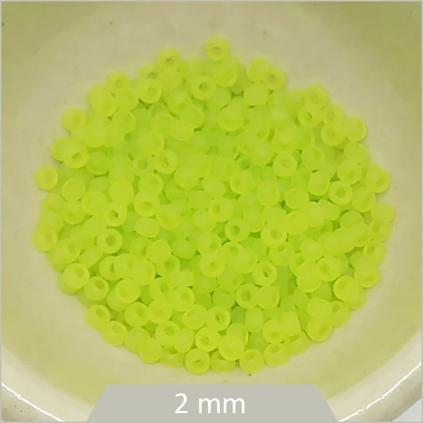 5 g de perles Miyuki Rocaille 11/0, 0143 citron givré