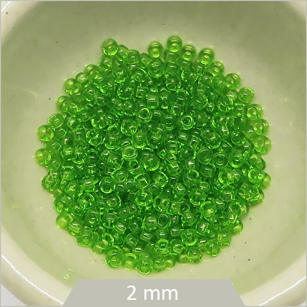 5 g de perles Miyuki Rocaille 11/0, 0144 citron vert