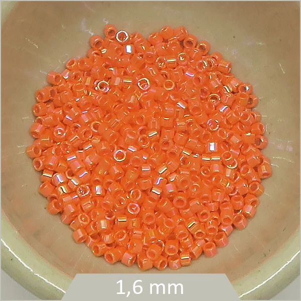 5 g de perles Miyuki Delica 11/0, DB1573 orange