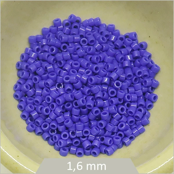 5 g de perles Miyuki Delica 11/0, DB1138 bleu cyan