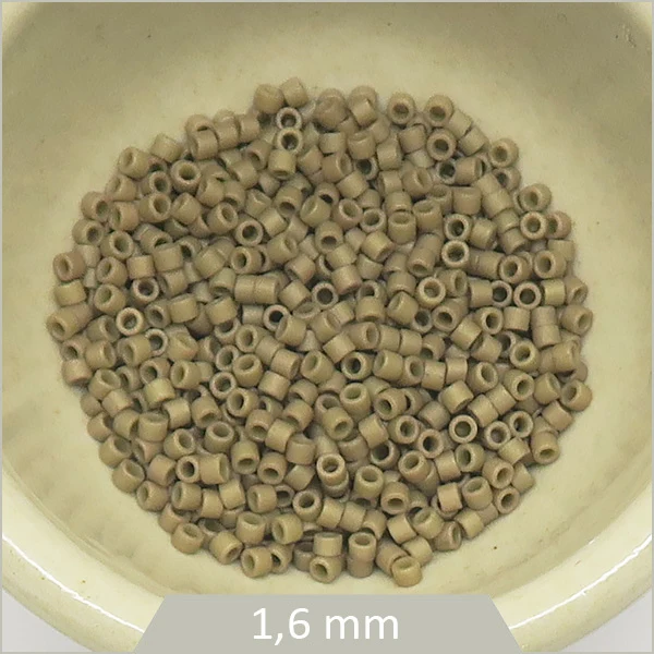 5 g de perles Miyuki Delica 11/0, DB0390 kaki mat