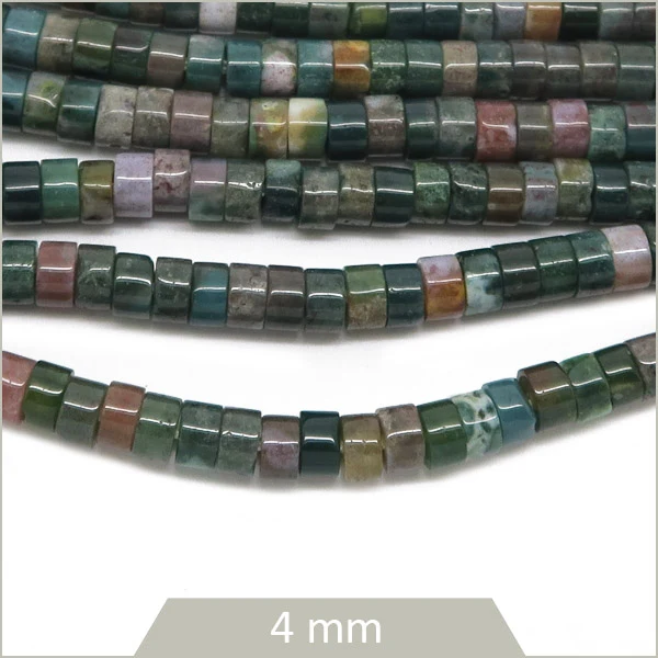 Env. 150 perles heishi en Agate indienne