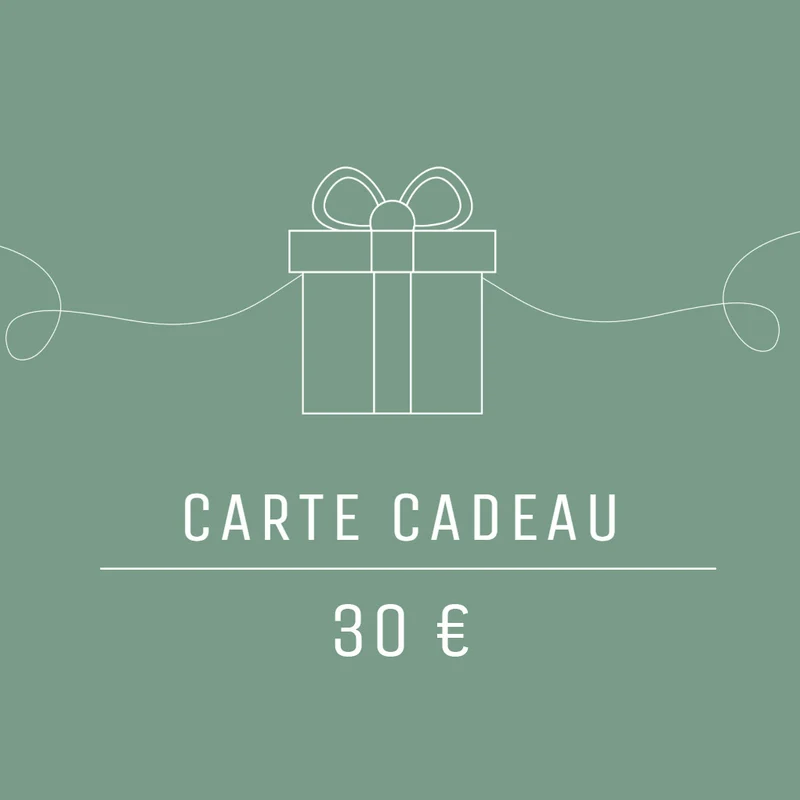 E-Carte cadeau d'une valeur de 30€