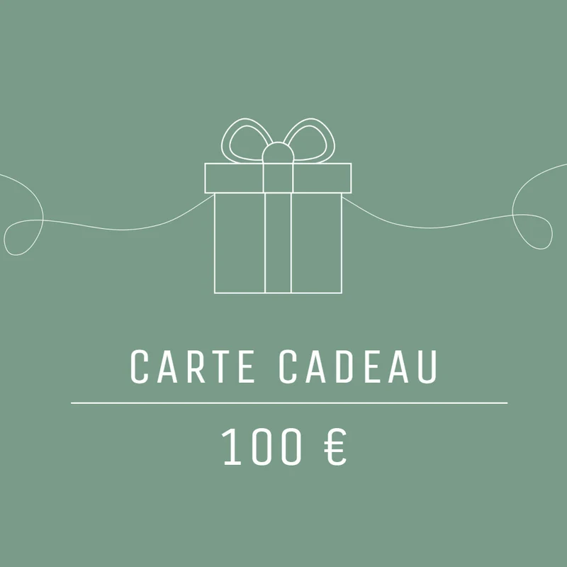 E-Carte cadeau d'une valeur de 100€