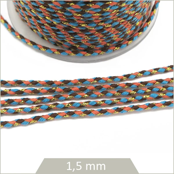 5 m de cordon tressé sunset